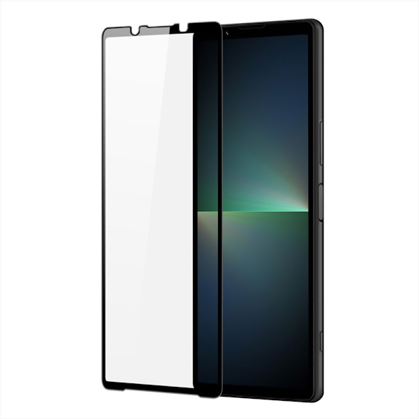 SKALO Sony Xperia 5 V 5G Koko Näytön Panssarilasi Black