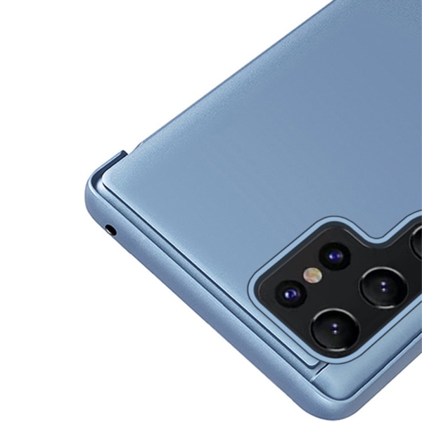 SKALO Samsung S24 Ultra Clear View Spegel fodral - Blå Blå