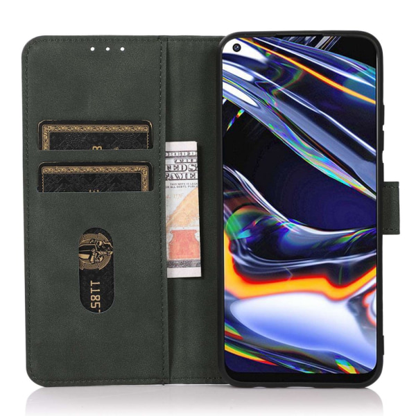 SKALO Asus ROG Phone 7 5G KHAZNEH Plånboksfodral i PU-Läder - Grön Grön