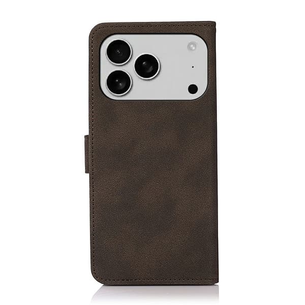 SKALO KHAZNEH Plånboksfodral för iPhone 18 Pro Max - Brun Brun