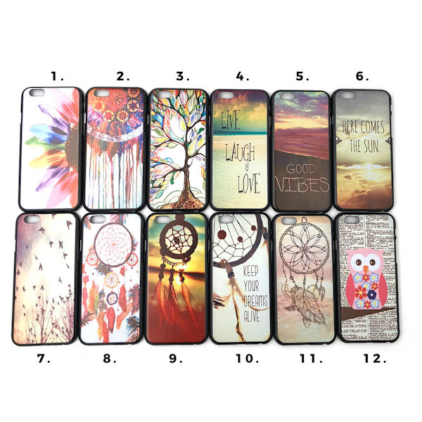 Skal med motiv iPhone 6/6S MultiColor #7