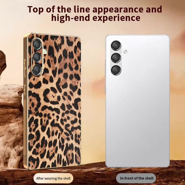 SKALO Leopard Cover til Samsung Galaxy A18 - Leopard Multicolor