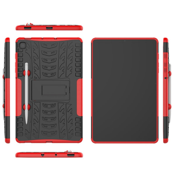 SKALO Samsung Tab S6 Lite Armor Dæk Hybrid Cover - Rød Red