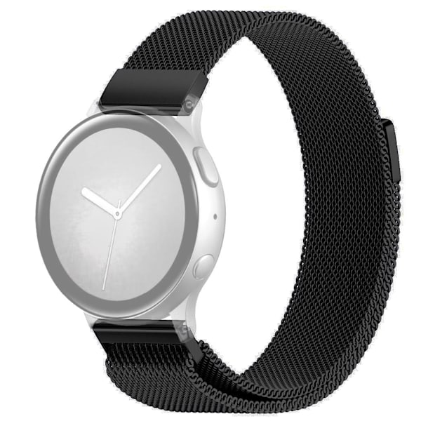 SKALO Milanese Loop to Samsung Watch Active2 40mm - Valitse väri Black