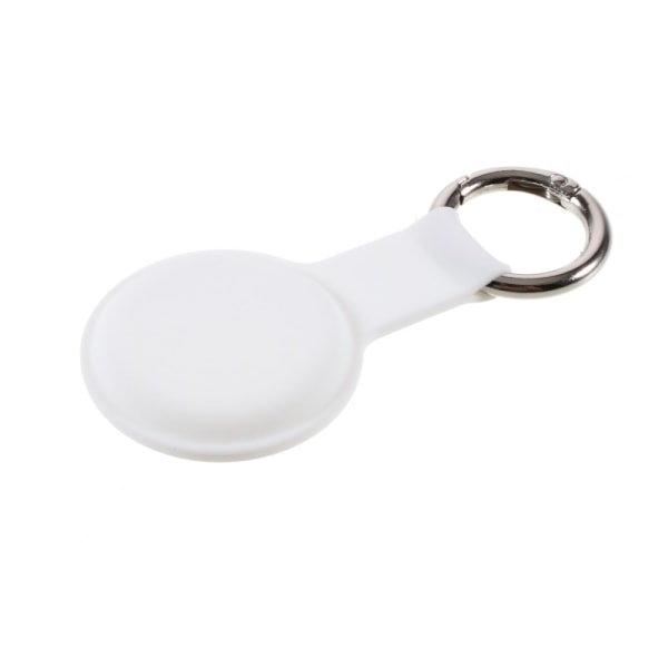 SKALO AirTag-pidike silikonisella avainrenkaalla varustettuna - White