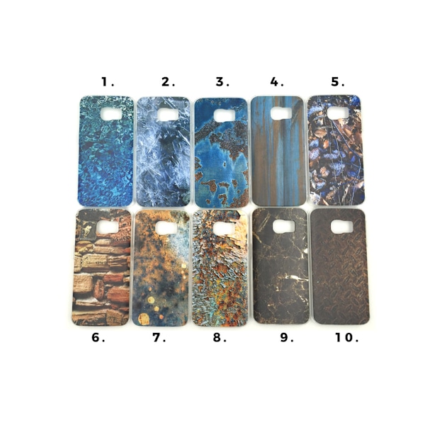 Skal med motiv Samsung S6 Edge MultiColor Motiv 1