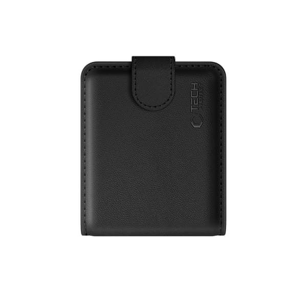 Tech-Protect Wallet Pungcover med stativfunktion til Samsung Galaxy Z Flip8 - Sort Black