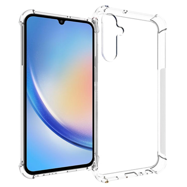 SKALO Samsung A25 5G Erittäin vahva TPU-kuori Transparent