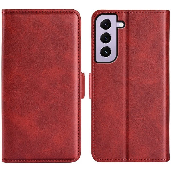 SKALO Samsung S23 Premium Plånboksfodral - Röd Röd