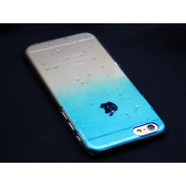 Gradient cover til iPhone 6 / 6S med vanddråber - flere farver Red