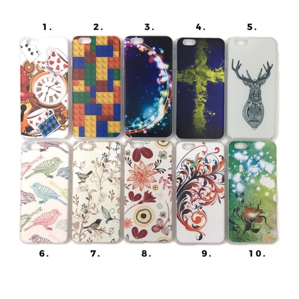 Skal med motiv iPhone 6/6S MultiColor #7
