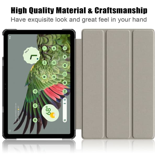 SKALO Google Pixel Tablet Trifold Flip Cover - Grå Grey