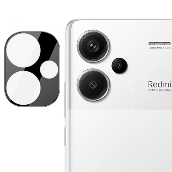 SKALO Xiaomi Redmi Note 13 Pro+ 5G 3D Linsskydd/Kameraskydd Härd Svart