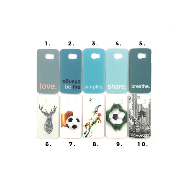 Cover med motiv Samsung S6 Edge MultiColor #4