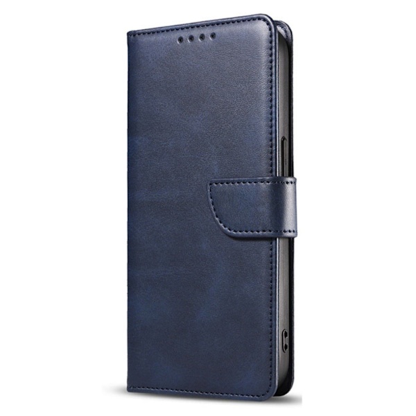 SKALO iPhone 15 Plus Premium Wallet Lompakkokotelo - Sininen Blue