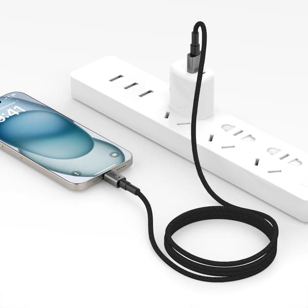 Tech-Protect Ultraboost DNA USB-C-kabel 3A 1m - Iron Grey grå