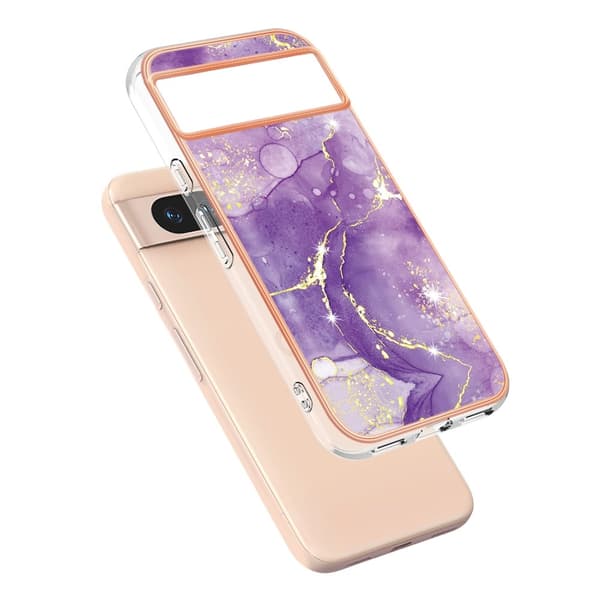 SKALO Google Pixel 8a Marmor TPU-cover - #4 Multicolor