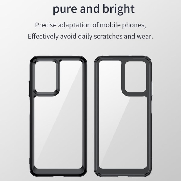 SKALO Xiaomi Redmi 10 5G Farve Bumper Cover - Sort Black