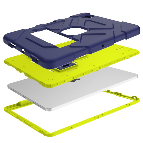 SKALO iPad Air (2020/2022) Extra Shockproof Armor Iskunkestävä kuori - Sininen Blue