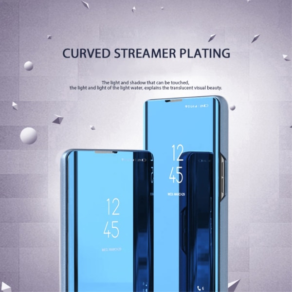 SKALO Samsung A05s 4G Clear View Spegel fodral - Guld Guld