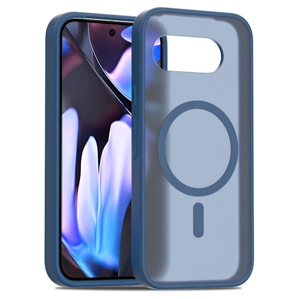 SKALO Google Pixel 9a Skin-touch Hybrid Suojakuori - Sininen Blue