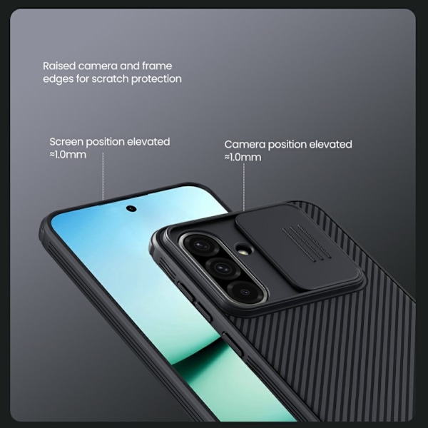 NILLKIN Samsung A36 5G CamShield Pro Series Suojakuori - Musta Black