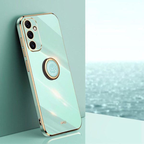 SKALO Samsung A34 5G XINLI TPU suojakuori rengas - Turkoosi Turquoise