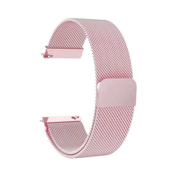 SKALO Milanese Loop til Samsung Watch Active2 40mm - Vælg farve Pink