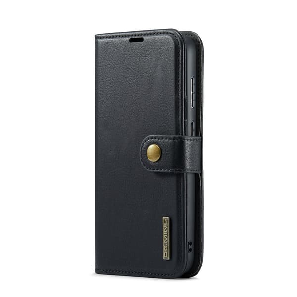 DG MING Samsung S24 FE 2-i-1 Magnet Pungetui - Sort Black
