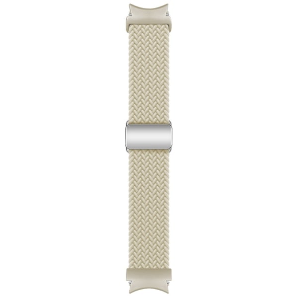 SKALO Flätat Tygarmband Samsung Watch 6 Classic 43mm/47mm - Fler färger Beige