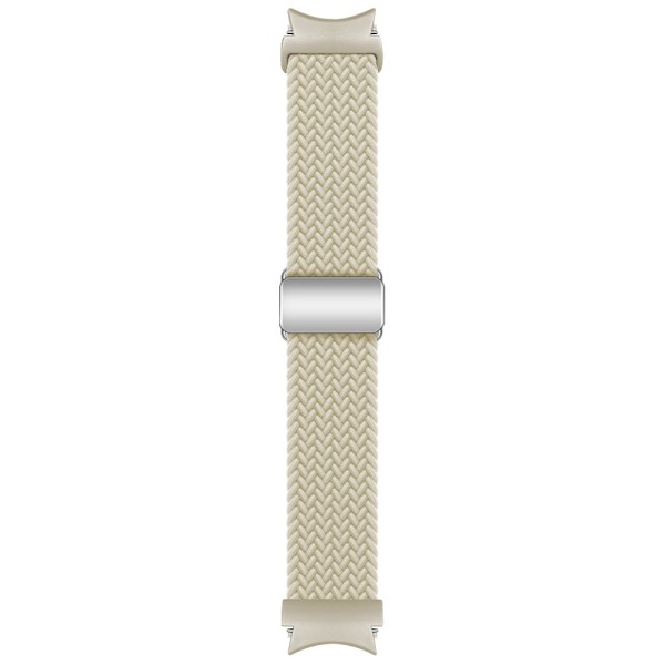 SKALO Punottu Tygaranneke Samsung Watch 6 Classic 43mm/47mm - Valitse väri Beige