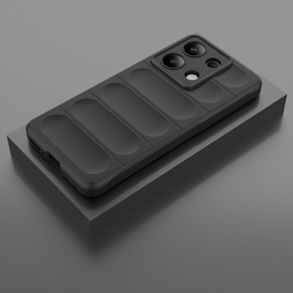 SKALO Xiaomi Redmi Note 13 4G Rugged Bumpers TPU-suojakuori - Musta Black
