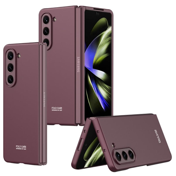 SKALO Samsung Z Fold5 GKK Fold Cover - Vin rød Wine red