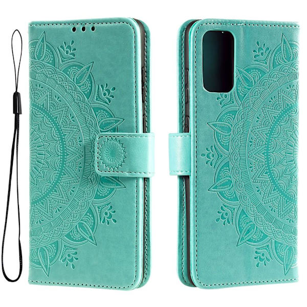 SKALO Samsung A53 5G Mandala lompakkokotelo - Turkoosi Turquoise