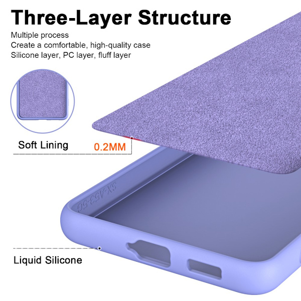 SKALO Samsung S24 Ultraohut TPU-kuori - Valitse väri Purple