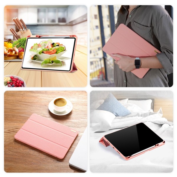 DUX DUCIS Samsung Tab S9 Ultra DOMO Series Trifold Flip Cover - Pink Pink