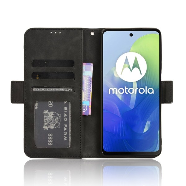 SKALO Motorola Moto G04 6-RUM Pungetaske - Sort Black