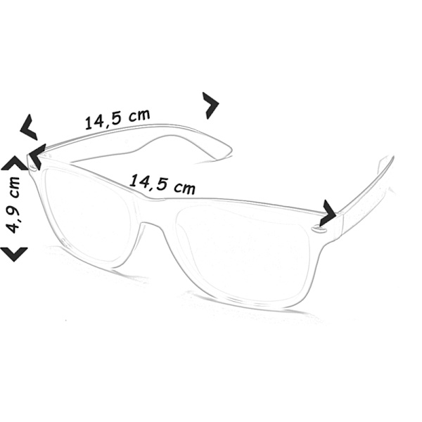 SKALO Polariserade solglasögon WA - Polarized Black Svart one size