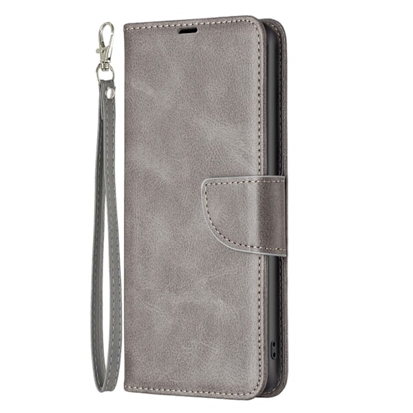 SKALO Google Pixel 7a Flip Cover m. pung i PU-læder - Grå Grey