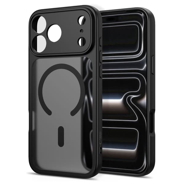 Tech-Protect BasicMag MagSafe Suojakuori sopii iPhone 18 Pro - Mattamusta Black