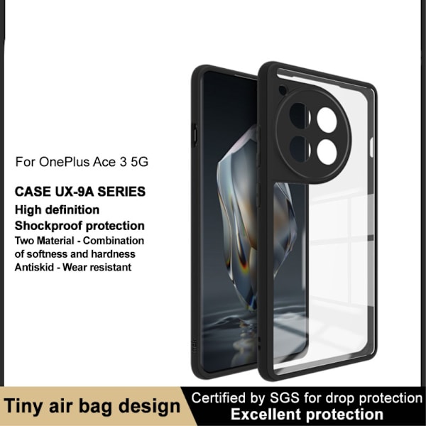 IMAK OnePlus 12R 5G UX-9A Series Cover Transparent