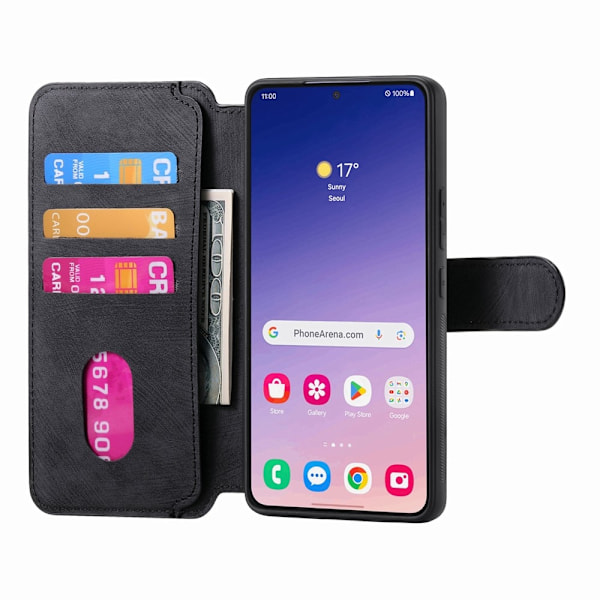 SKALO Samsung S25+ CASENEO MW-03 Flip Cover - Sort Black
