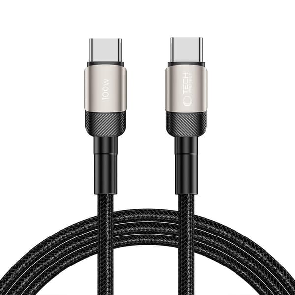 Tech-Protect UltraBoost Evo USB-C-kabel 100W 2m - Titanium grå