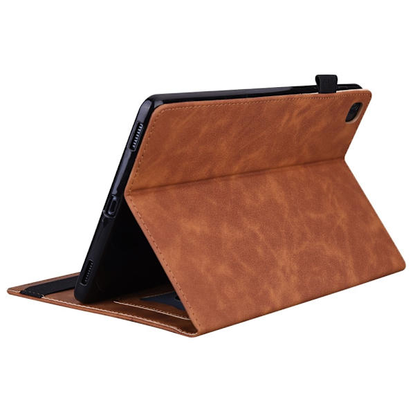 SKALO Samsung Tab A9 PU-læder Flip Cover - Brun Brown