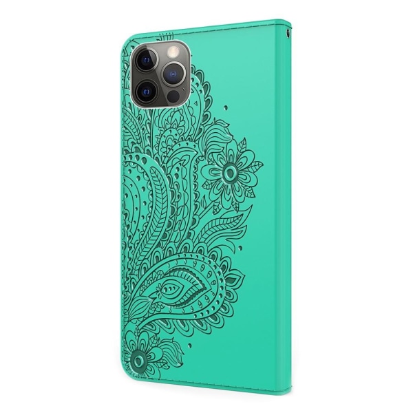 SKALO iPhone 13 Pro Max Mandala Pung-etui - Turkis Turquoise