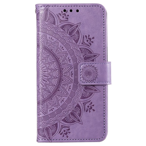 SKALO Sony Xperia 10 VI Mandala Flip Cover - Lilla Purple