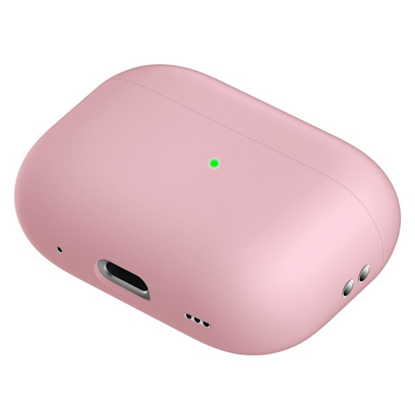 SKALO AirPods Pro 2 Ultratunn Silikon Fodral - Rosa Rosa