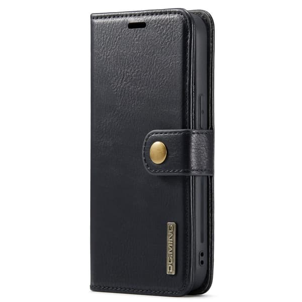 DG MING iPhone 15 Pro 2-i-1 Magnet Pungetui - Sort Black