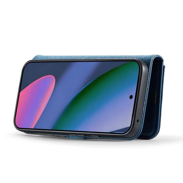 DG MING 2-i-1 Magnet Flip Cover til Google Pixel 11 Pro XL - Blå Blue