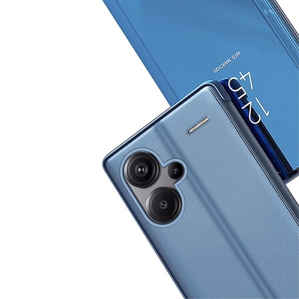 SKALO Xiaomi Redmi Note 13 Pro+ Clear View Plånboksfodral - Roséguld Rosa guld
